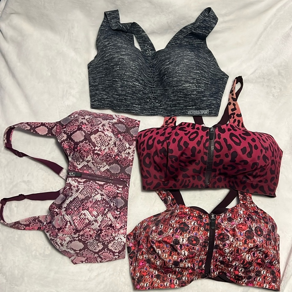 Victoria’s Secret sports bras. Size 36 DDD.